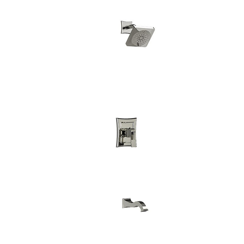 Riobel Eiffel KIT4744EF Type T/P 1/2 inch coaxial 2-way no share with shower head and tub spout