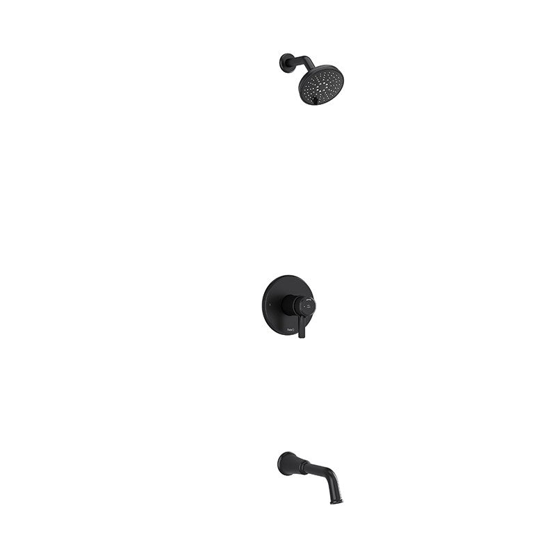 Riobel Momenti KIT4744MMRDJ Type T/P 1/2 inch coaxial 2-way no share with shower head and tub spout
