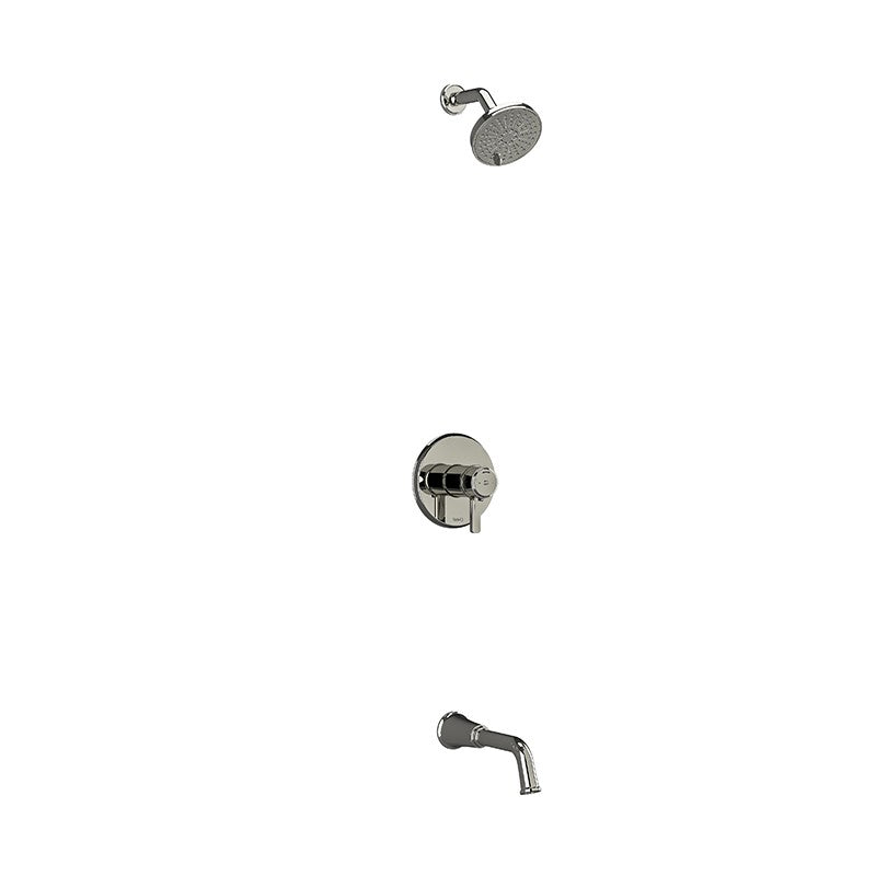 Riobel Momenti KIT4744MMRDJ Type T/P 1/2 inch coaxial 2-way no share with shower head and tub spout