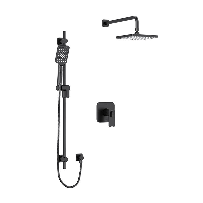 Riobel Equinox TKIT323EQN Type TP thermostaticpressure balance 0.5 coaxial 2-way system with hand shower and shower head