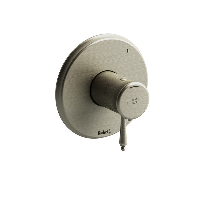 Riobel TRT47 3-way no share Type T/P coaxial valve trim (Without Rough-in)