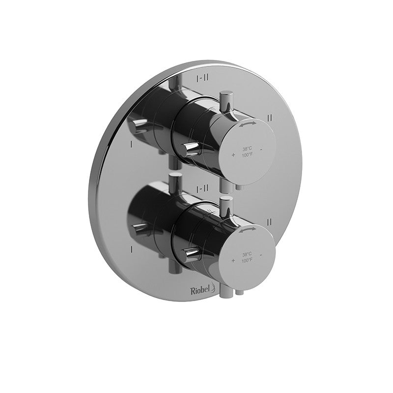 Riobel Riu TRUTM46 4-way Type TP thermostaticpressure balance coaxial valve trim (Without Rough-in)