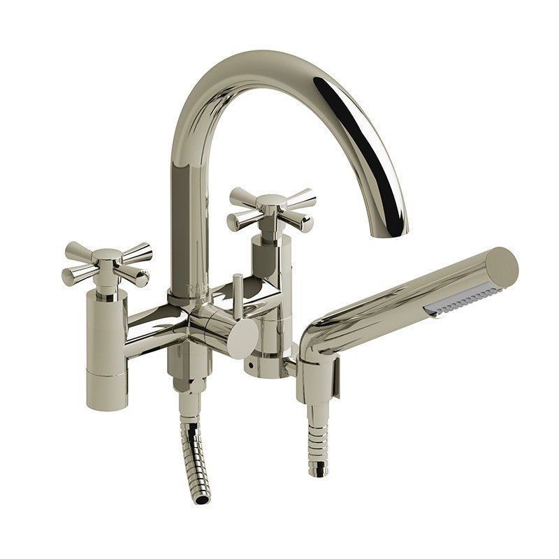 Riobel Edge ED06 6 tub filler with hand shower