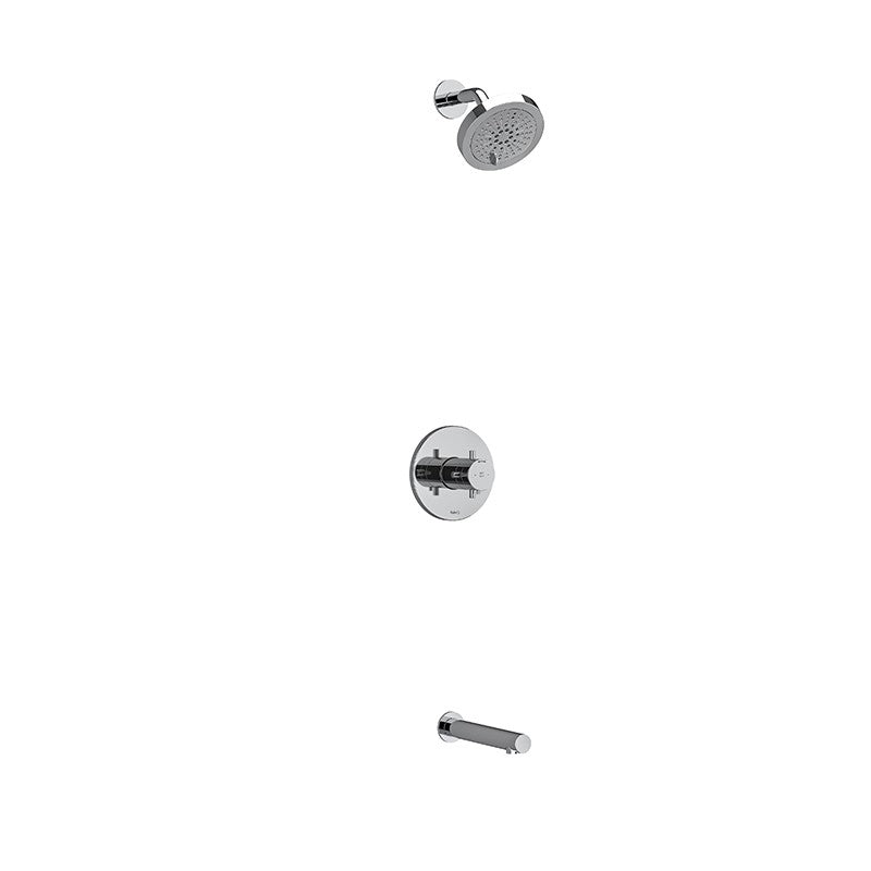 Riobel Pallace KIT4744PATM Type T/P 1/2 inch coaxial 2-way no share with shower head and tub spout