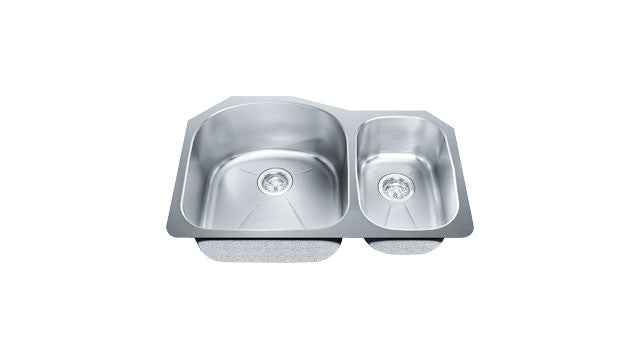 Franke NCX160-29RH Sink - Undermount R Comb. Concerto Creased Bottom SS