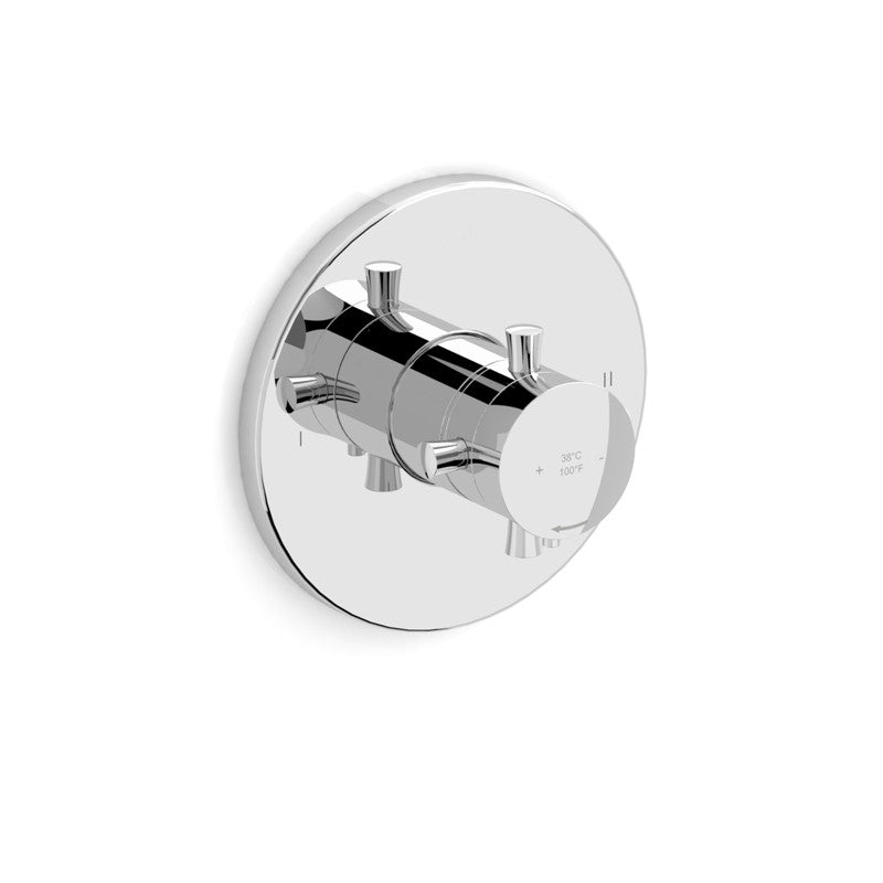 Riobel Edge TEDTM44 2-way no share Type TP thermostaticpressure balance coaxial valve trim (Without Rough-in)