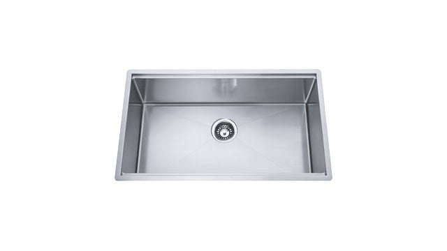 Franke PSX110-30 Sink - Undermount Single Professional 16 gauge with bottom grid board cut mats and colander