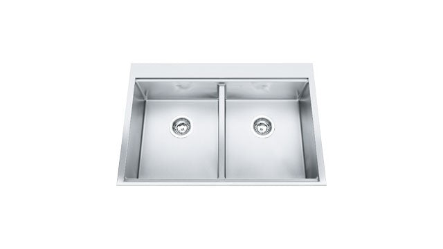 Franke PSX620-29-1 Sink - Topmount Combo Professional 16 gauge with bottom grids 1 faucet hole
