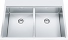 Franke PSX620-31-2 Sink - Topmount Double Professional 16 gauge with bottom grids 2 faucet holes
