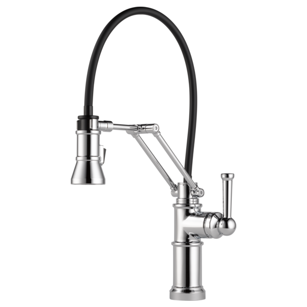 BRIZO ARTESSO 63225LF SINGLE HANDLE ARTICULATING ARM KITCHEN FAUCET