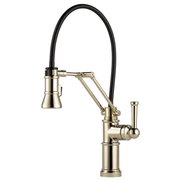 BRIZO ARTESSO 63225LF SINGLE HANDLE ARTICULATING ARM KITCHEN FAUCET