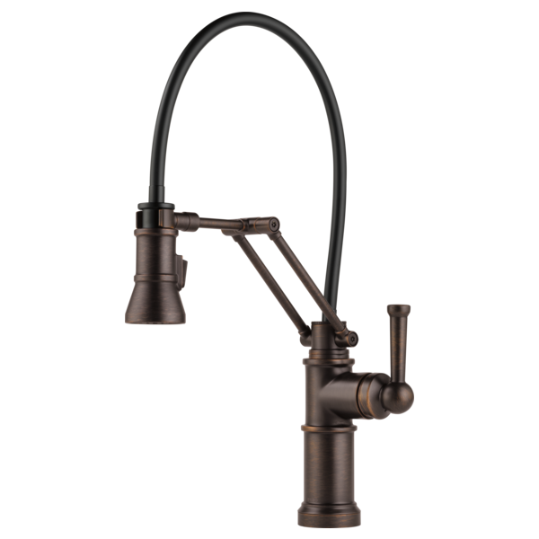 BRIZO ARTESSO 63225LF SINGLE HANDLE ARTICULATING ARM KITCHEN FAUCET