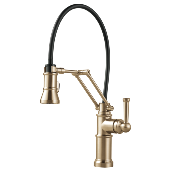 BRIZO ARTESSO 63225LF SINGLE HANDLE ARTICULATING ARM KITCHEN FAUCET