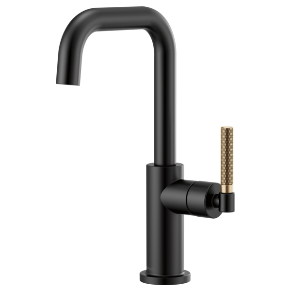 BRIZO LITZE 61053LF SQUARE SPOUT BAR KNURLED HANDLE