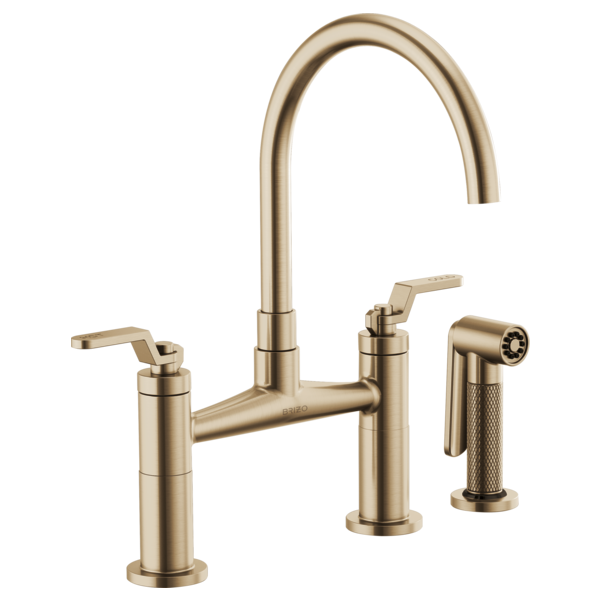 BRIZO LITZE 62544LF ARC SPOUT BRIDGE INDUSTRIAL HANDLE