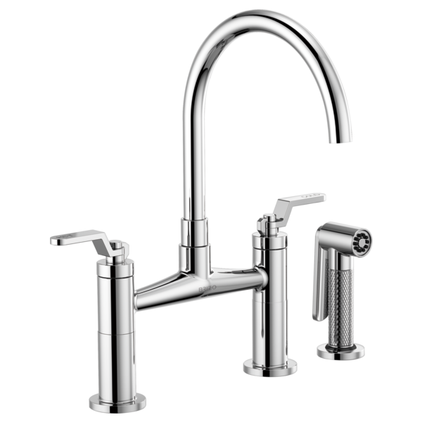 BRIZO LITZE 62544LF ARC SPOUT BRIDGE INDUSTRIAL HANDLE