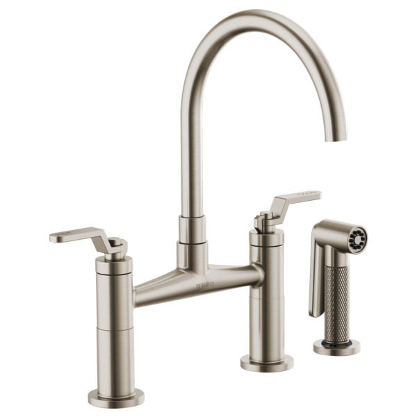 BRIZO LITZE 62544LF ARC SPOUT BRIDGE INDUSTRIAL HANDLE