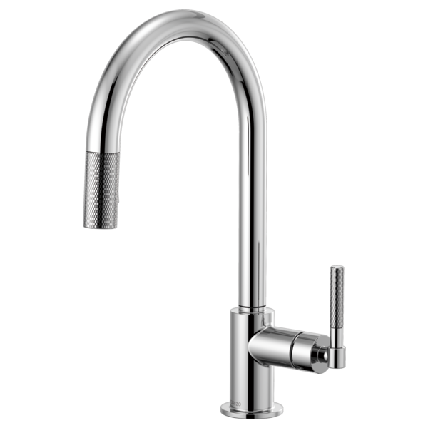 BRIZO LITZE 63043LF ARC SPOUT PULL-DOWN KNURLED HANDLE