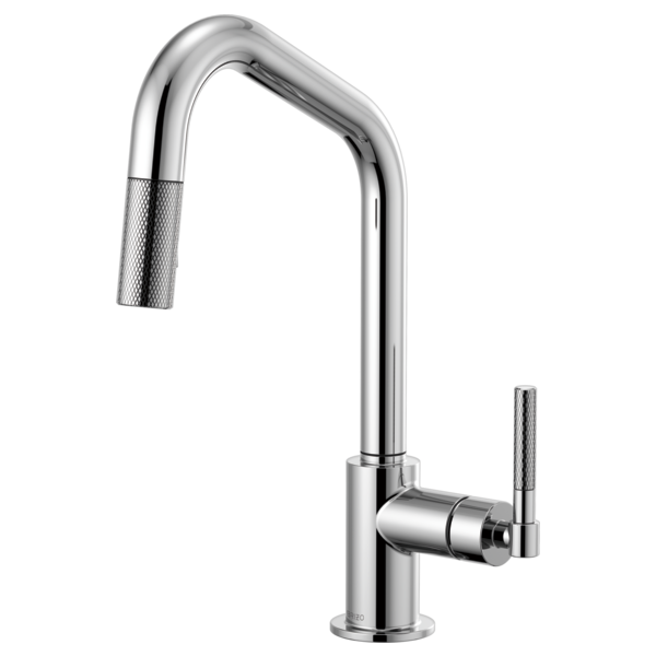 BRIZO LITZE 63063LF ANGLED SPOUT PULL-DOWN KNURLED HANDLE