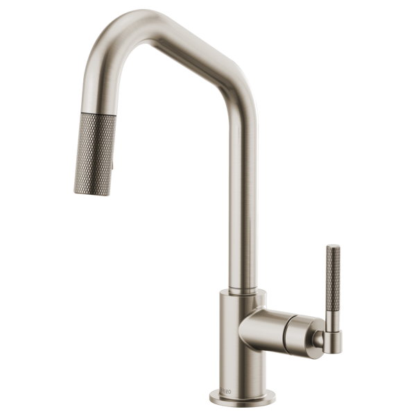BRIZO LITZE 63063LF ANGLED SPOUT PULL-DOWN KNURLED HANDLE