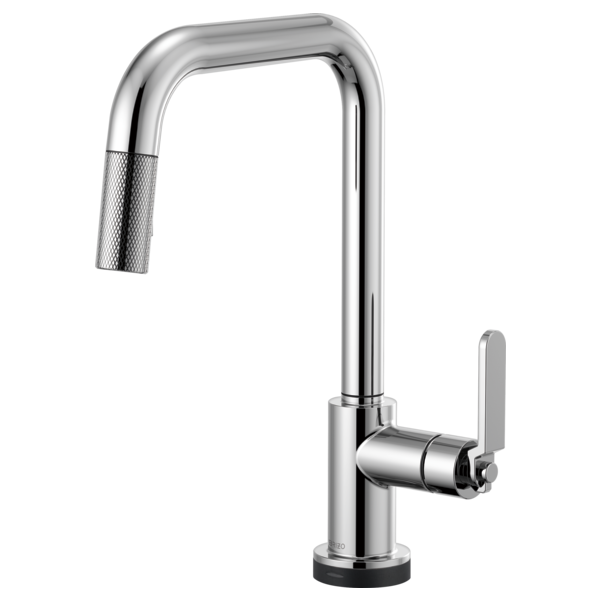 BRIZO LITZE 64054LF SQUARE SPOUT PULL-DOWN WITH SMARTTOUCH INDUSTRIAL HANDLE