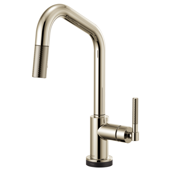 BRIZO LITZE 64063LF ANGLED SPOUT PULL-DOWN WITH SMARTTOUCH KNURLED HANDLE