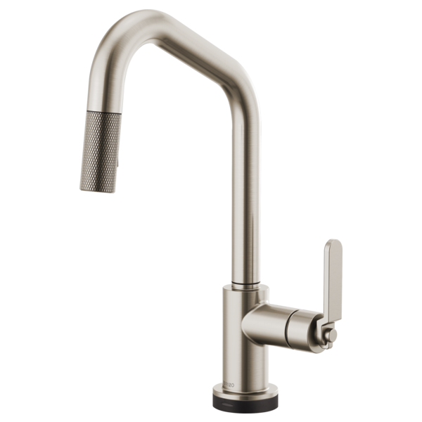 BRIZO LITZE 64064LF ANGLED SPOUT PULL-DOWN WITH SMARTTOUCH INDUSTRIAL HANDLE