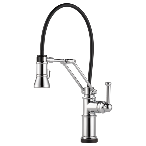 BRIZO ARTESSO 64225LF SINGLE HANDLE ARTICULATING ARM KITCHEN FAUCET WITH SMARTTOUC
