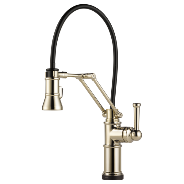 BRIZO ARTESSO 64225LF SINGLE HANDLE ARTICULATING ARM KITCHEN FAUCET WITH SMARTTOUC