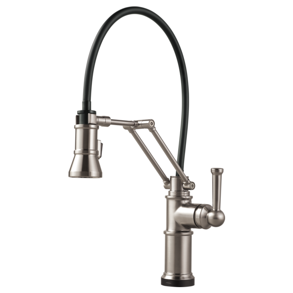BRIZO ARTESSO 64225LF SINGLE HANDLE ARTICULATING ARM KITCHEN FAUCET WITH SMARTTOUC