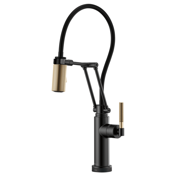 BRIZO LITZE 64243LF ARTICULATING WITH SMARTTOUCH KNURLED HANDLE
