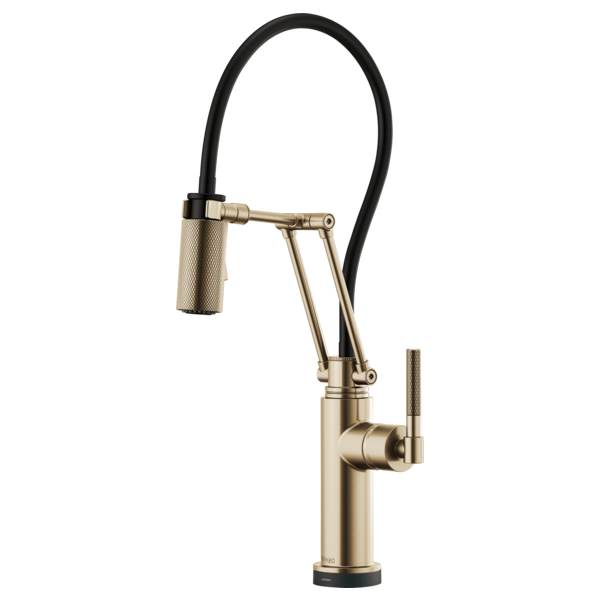 BRIZO LITZE 64243LF ARTICULATING WITH SMARTTOUCH KNURLED HANDLE
