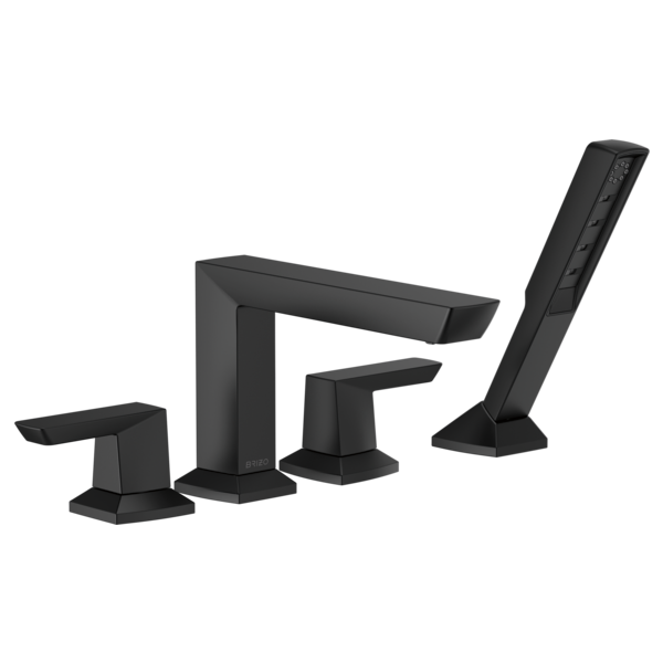 BRIZO VETTIS T67488 4 HOLE ROMAN TUB WITH HANDSHOWER