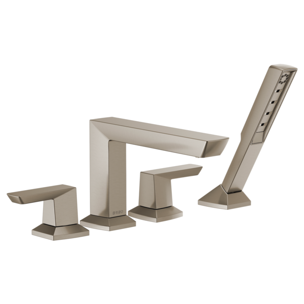 BRIZO VETTIS T67488 4 HOLE ROMAN TUB WITH HANDSHOWER