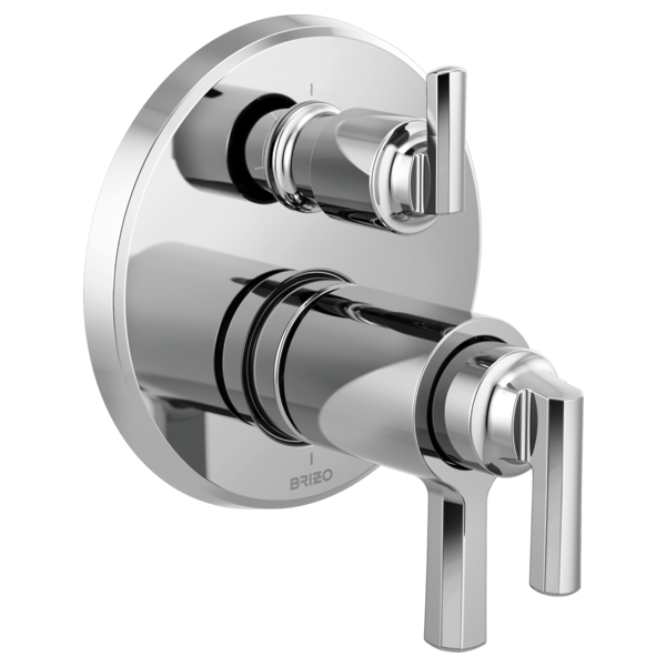 BRIZO LEVOIR T75598 TEMPASSURE THERMOSTATIC VALVE WITH 3-FUNCTION DIVERTER TRIM