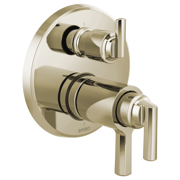 BRIZO LEVOIR T75598 TEMPASSURE THERMOSTATIC VALVE WITH 3-FUNCTION DIVERTER TRIM
