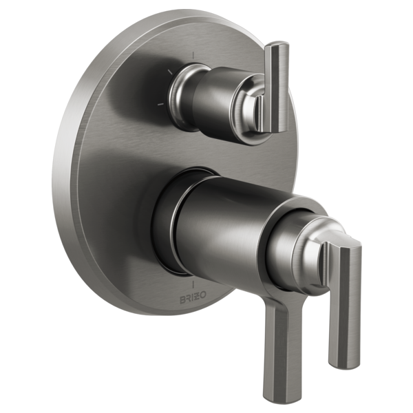 BRIZO LEVOIR T75598 TEMPASSURE THERMOSTATIC VALVE WITH 3-FUNCTION DIVERTER TRIM