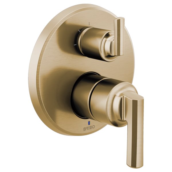 BRIZO LEVOIR T75P598 PRESSURE BALANCE VALVE WITH 3-FUNCTION DIVERTER TRIM