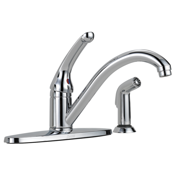DELTA CLASSIC 436-DST SINGLE HANDLE KITCHEN FAUCET- W/SIDE SPRAYER