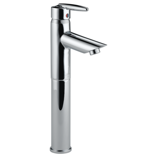 DELTA GRAIL 585LF-V SINGLE HANDLE VESSEL FAUCET W/O DRAIN