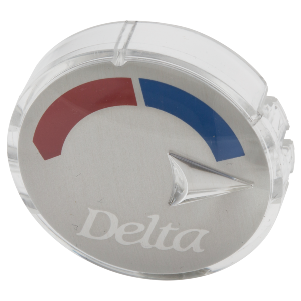 DELTA  RP20542 D-BUTTON-ARROW-RED/ BLUE-SH T&
