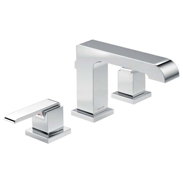 DELTA ARA 3567-MPU-DST WIDESPREAD BATH FAUCET W/ METAL POP-UP