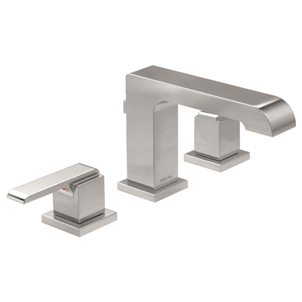 DELTA ARA 3567-MPU-DST WIDESPREAD BATH FAUCET W/ METAL POP-UP