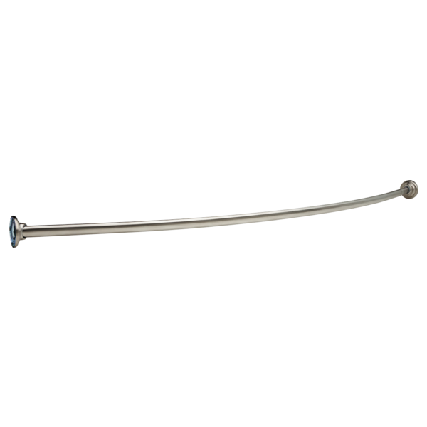DELTA  42205 SHOWER ROD W/ BRACKETS 6" BOW 1" X 5'