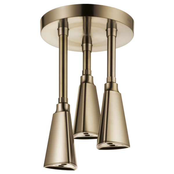 DELTA ZURA 57140 H2OKINETIC PENDANT RAINCAN SHOWER HEAD