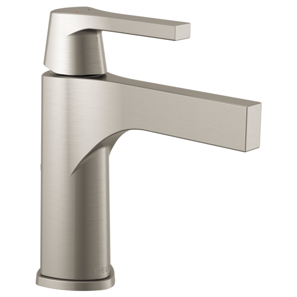 DELTA ZURA 574-LPU-DST SINGLE HOLE - SINGLE HANDLE-4" PLATE/METAL POP-UP - LPU
