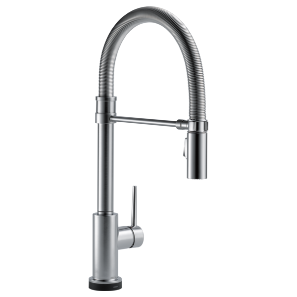 DELTA TRINSIC 9659T-DST SINGLE HANDLE PULL-DOWN KITCHEN FAUCET WITH SPRING SPOUT WIT