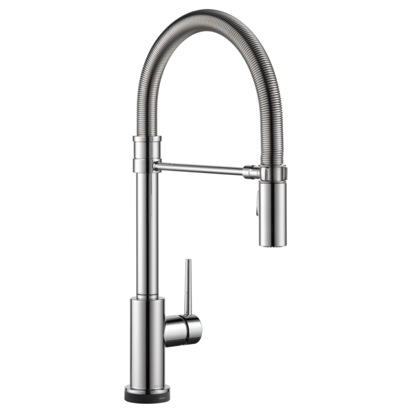 DELTA TRINSIC 9659T-DST SINGLE HANDLE PULL-DOWN KITCHEN FAUCET WITH SPRING SPOUT WIT