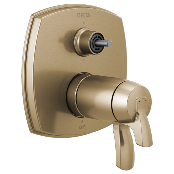 DELTA STRYKE T27T976-LHP 17 THERMOSTATIC INTEGRATED DIVERTER TRIM WITH SIX FUNCTION D