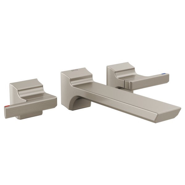 DELTA PIVOTAL T3599LF-WL TWO HANDLE WALL MOUNTED FAUCET